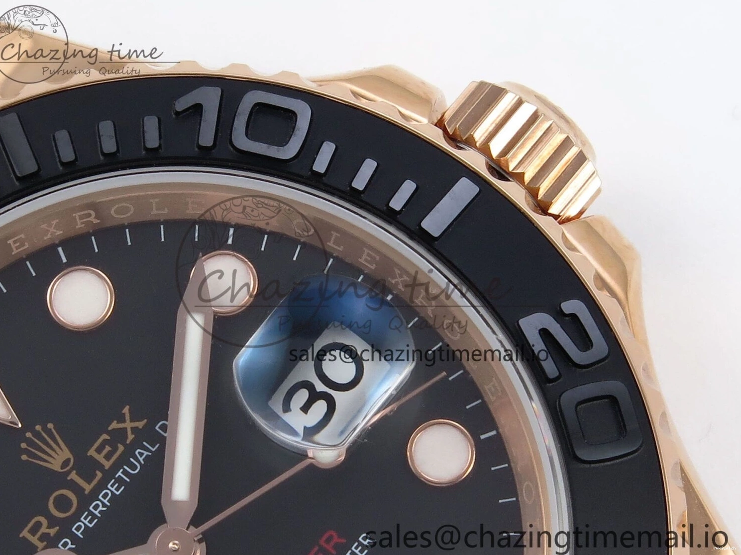 126655 A3235 Yacht-Master EWEF Dial Black 40mm on Best Strap Edition Oysterflex 0413